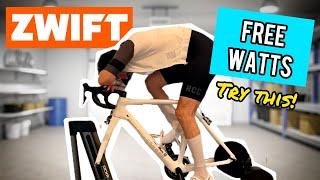 WANT FREE ZWIFT RACE WATTS? TRY THIS!