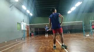 Badminton Battledore Men's Double Sparring - Ashraf / Ariffin Vs Firdaus / Syamil