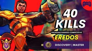 40 Kills Most OP Flank Lex Pro Gameplay Eredos [ Grand Master ] Paladins Ranked Competitive