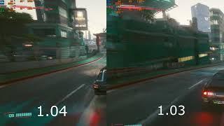 Cyberpunk 2077 1.03 VS 1.04 Patch / MORE FPS!