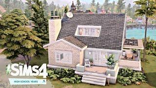 LASULI STARTER HOUSE  The Sims 4 High School Years | Speed Build