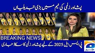 HBL PSL 2025 Team pisawar zalmi Squad|pisawar squad 2025|PSL 10 PZ squad|Sail sports