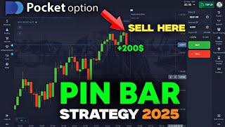 Pocket Option Trading Strategy 03 | Pin Bar Strategy | Binary Option Trading Strategy