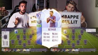 FIFA 18: TOTGS NEYMAR Squad Builder Battle  Wakez vs Fifagaming 