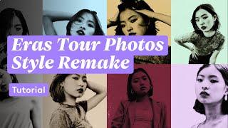 Making your own Eras Tour Photo Art with Photoleap  | Photoleap Tutorial