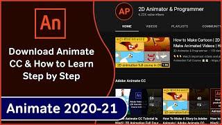 How to Download Adobe Animate CC | Learn Step by Step 2D Animation | How to Make a Cartoon in Hindi