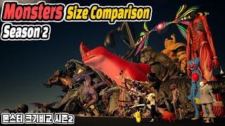 Monsters Size Comparison : Season 2 (몬스터 크기비교 시즌 2)