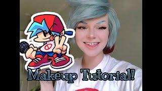 Boyfriend FNF Makeup Tutorial || Friday Night Funkin || Cosplay Tutorial