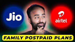 Best Postpaid Plan For Family- Jio VS Airtel (Hindi)