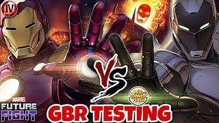 BEST ONE  IRON MAN OLD VS NEW UNIFORM GBR TESTING | Marvel Future Fight