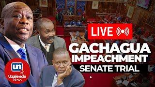 GACHAGUA IMPEACHMENT TRIAL AT SENATE -DAY 2, Morning Session