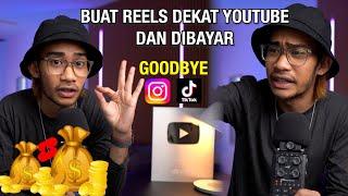 Buat Reels Dekat YouTube & Dapat Bayaran. TikTok Pun Tak Bayar.