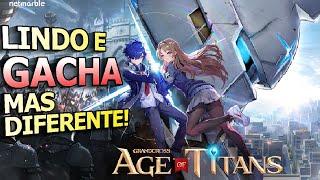 UM GACHA DIFERENTÃO! Estilo Anime de ESTRATEGIA - Grand Cross