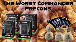 The Worst Commander Precons