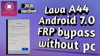 Lava A44 frp bypass without pc 2020 easy method