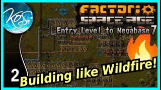 Factorio Entry Level to Megabase 7, Ep 2 - Starter Bases DONE! (Factorio Space Age DLC)