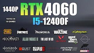 RTX 4060 + I5 12400F : 1440p GAMING Test