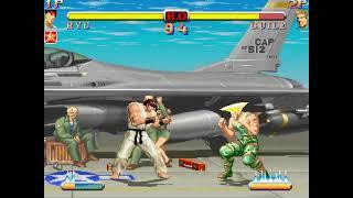 Ryu vs Guile Street Fighter 2 SNK MUGEN