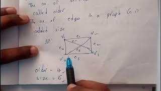 ORDER AND SIZE OF A GRAPH || GRAPH THEORY & TREES || DISCRETE MATHEMATICS || OU EDUCATION