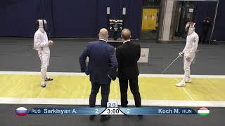 2022 385 T64 10 M E Individual Bern SUI WC YELLOW SARKISYAN RUS vs KOCH HUN