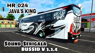 VIRAL...!! OBB TERBARU SOUND BUSSID V 3.3.4 KNALPOT SERIGALA HR 024 JAVA'S KING