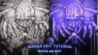 Manga Edit Tutorial | Alight motion (+Preset)