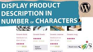 How to Display Short Description Below Product Title in Number of Characters in WooCommerce Archive