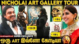 20 வருஷத்துக்கு முன்னாடி 4 லட்சம் ஆனா இப்போ... Nicholai Sachdev Gallery 7 Art Gallery | Varalaxmi