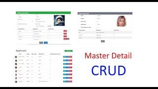 Master Detail Crud using ASP.NET 5 EF CORE CodeFirst