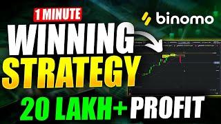 Binomo 1 Minute Winning Strategy / 20 Lakh+ Profit / Live Proof
