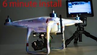 DJI Phantom 2 - iOSD mini and 5.8GHz A/V Tx Install