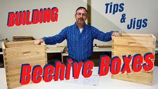 How to Build a Beehive with Box Joints and Recessed Handles.    Free Plans.