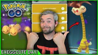 We got INSANE Shiny Shadow Luck!Shiny Exeggcute Research Day (Pokémon GO)