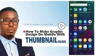 HOW TO MAKE GRAPHIC DESIGN WITH YOUR MOBILE PHONE