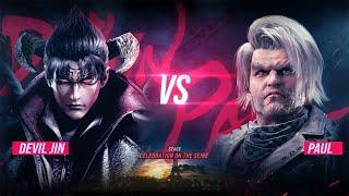 Devil Jin VS Paul Tekken 8 Gameplay Clip