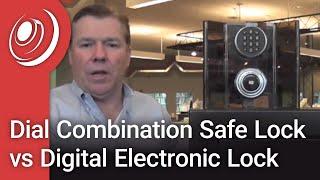 Dial Combination Safe Lock vs Digital Electronic Lock with Dye the Safe Guy