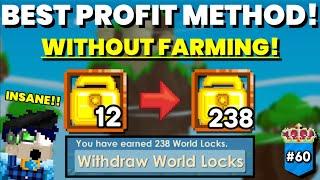 BEST WAY TO PROFIT IN GROWTOPIA 2021!! NO FARMING (100% WORKS!) - Growtopia Profit #60 | GROWTOPIA