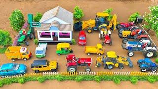 Mini tractor trolley parking to another place | Arjun novo tractor | jcb tractor video | jcb#9