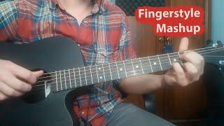 Николай Узлов - Acoustic guitar fingerstyle mashup (Children, Crockett's Theme, Fields of Gold)