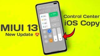 IOS Copy ? MIUI 13 Control Center Panel First Look | MIUI 13 New Control Center Apk File Download 