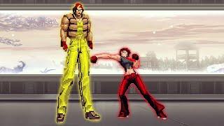 [KOF Mugen] Ralf 15 Team Vs Vanessa Blood