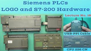 Siemens LOGO and S7-200 PLCs Hardware including Siemens Programming Cables (Urdu/Hindi)-Lecture 18.