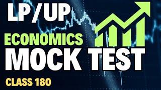 LPUP Mock Test Economics | Class 180 lpup marathon | Page Three Academy | LDC