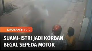 Pasangan Suami Istri di Medan Dibegal, Motor Raib Usai Korban Diancam dengan Sajam | Liputan 6