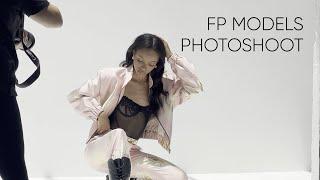 How is the modeling photoshoot under the auspices of FP Models? Posing professional models