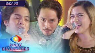 Day 78: Rico, Alexa and KD performed "Pinoy Tayo"  at PBB The Big Arrival Night | PBB Kumunity