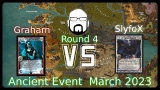 Ancient Event - 4 Round - Graham vs SlyfoX | Warlord: Saga of the Storm CCG