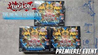 Yugioh The Infinite Forbidden Premiere! Event 3x Box Openings!!!