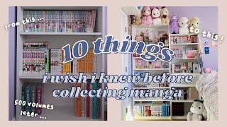 10 things i wish i knew before collecting manga // manga guide pt. 1