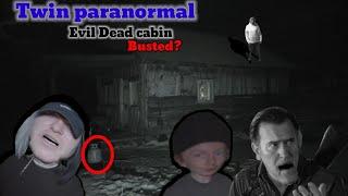 Twin Paranormal debunked in the Evil dead cabin!!
